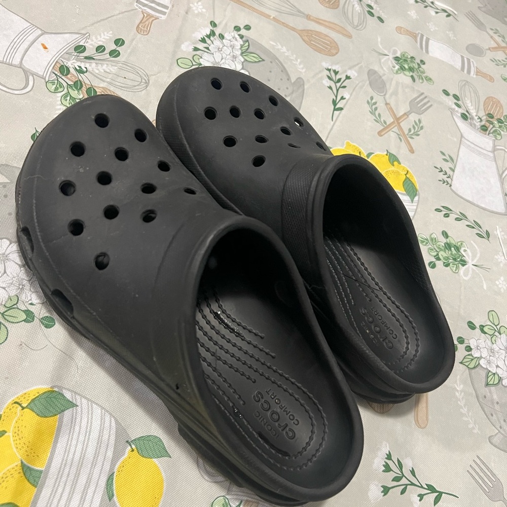 CROCS Men's Black Slip-On Sandals